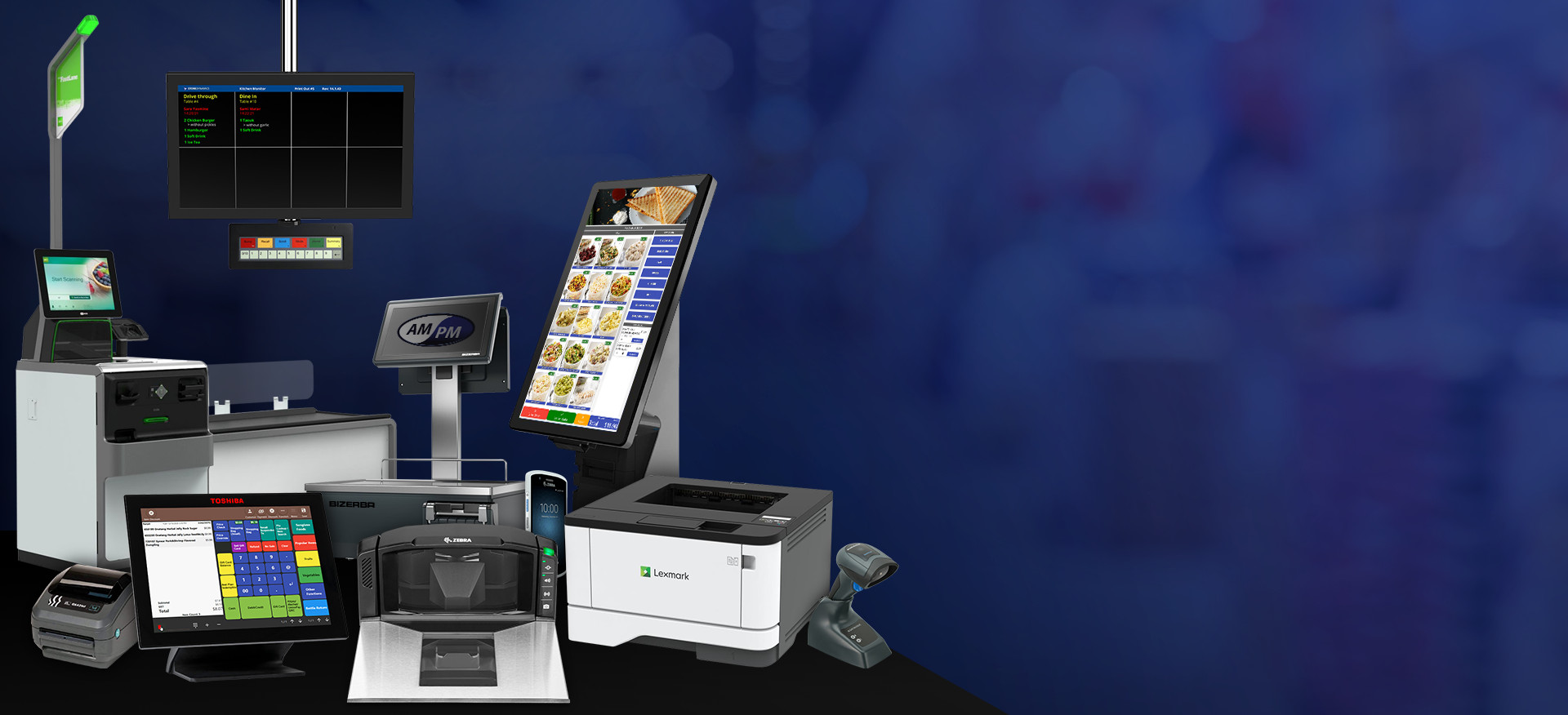 Image of veriety of pos systems